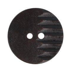 Milward Knopf 2-Loch Holz halb gerillt 25mm - 1x4Stk