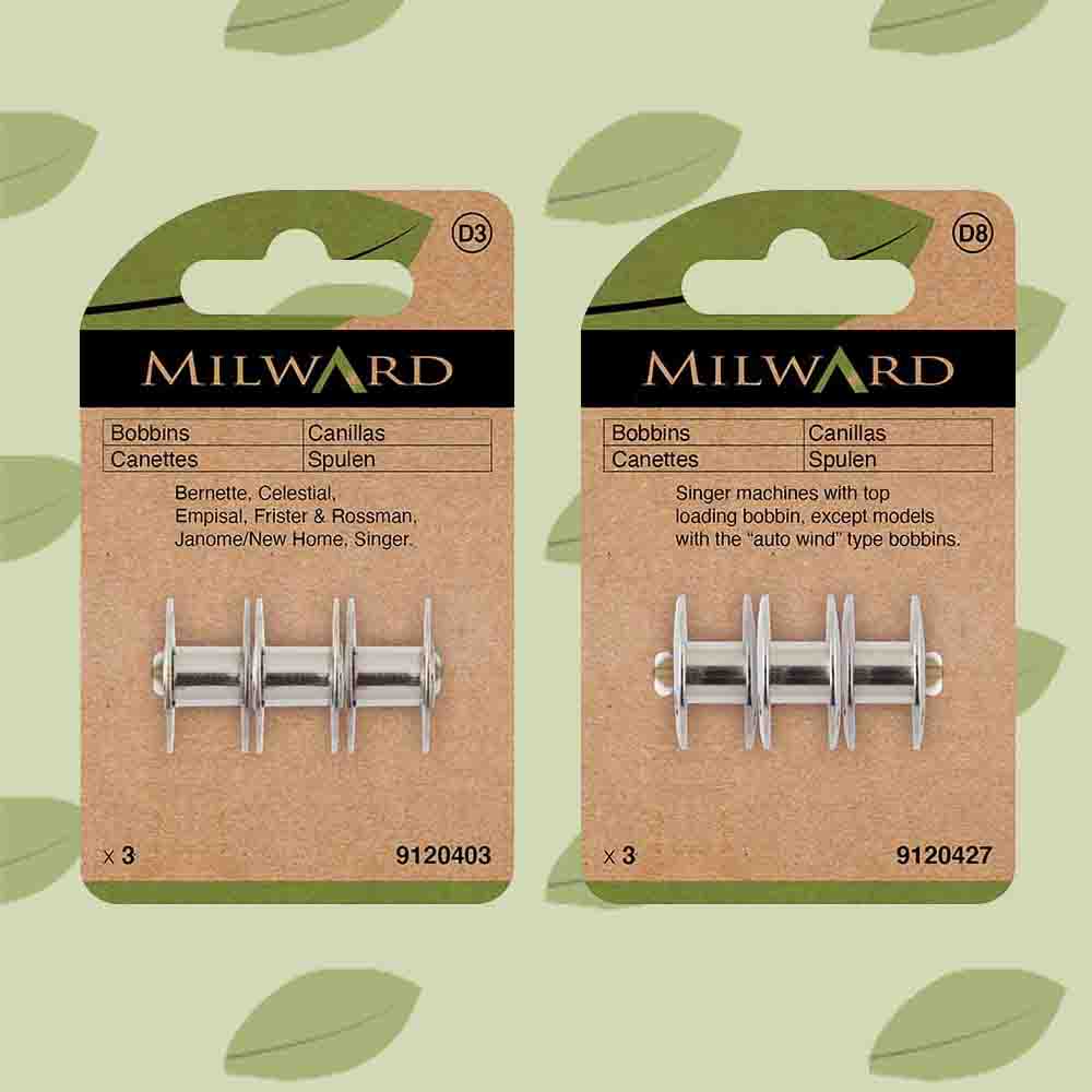 Milward Naaimachinespoelen standaard metaal 11,8mm - 5x3-9st