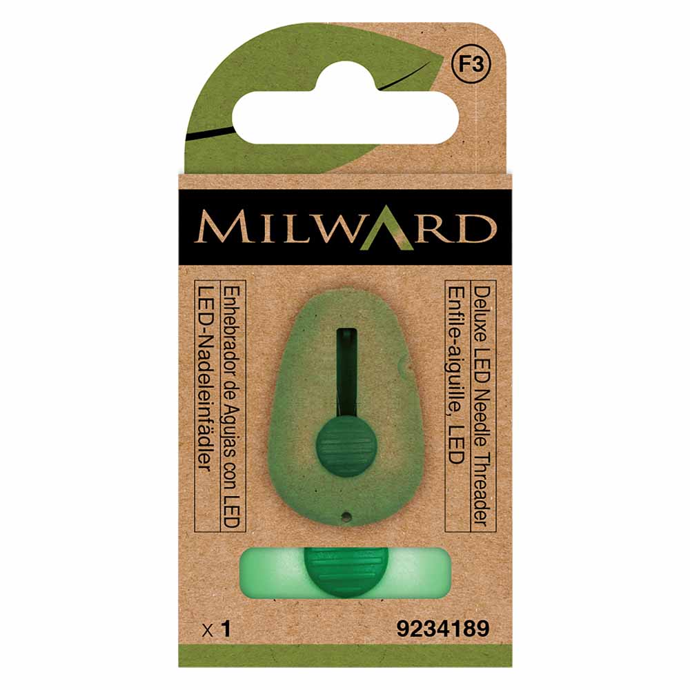 Milward Draaddoorsteker Deluxe met LED lamp - 5st