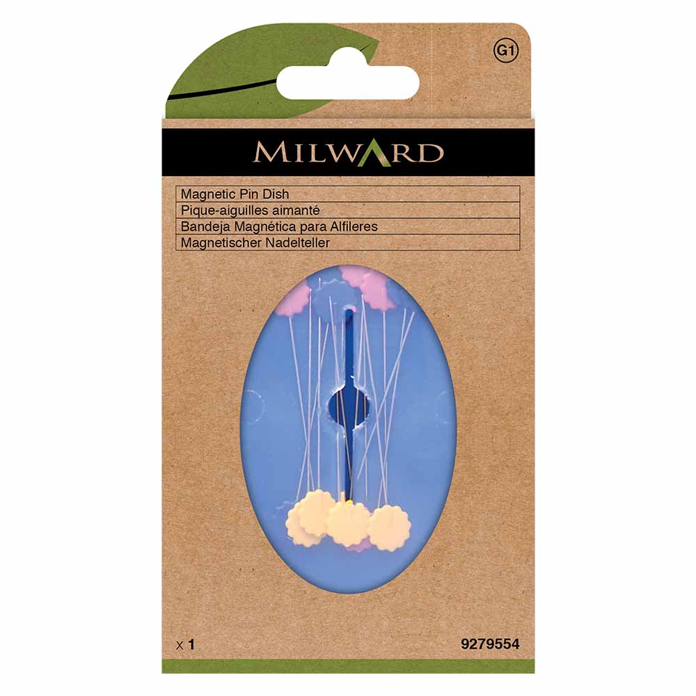 Milward Magnetisch speldenkussen met deksel - 5st