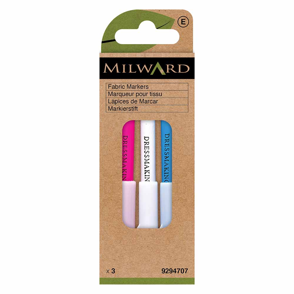 Milward Markeerpotloodset uitwasbaar blauw-rood-wit - 5x3st