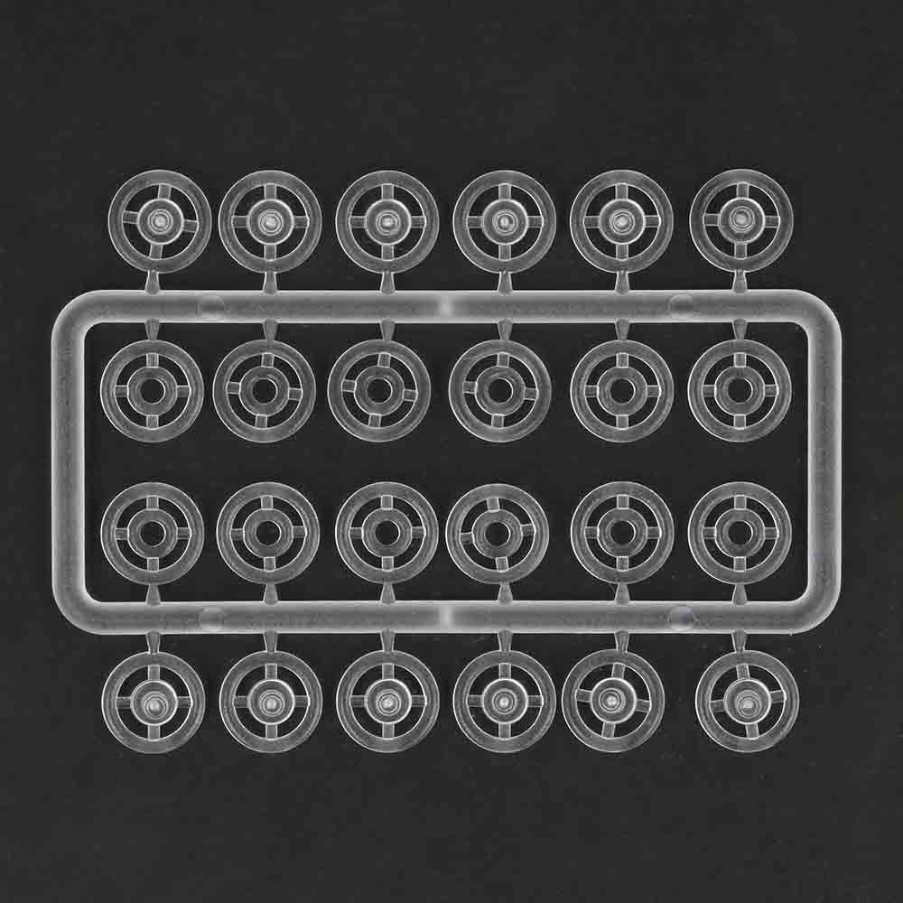 Milward Drukknopen 7mm transparant - 5x12st