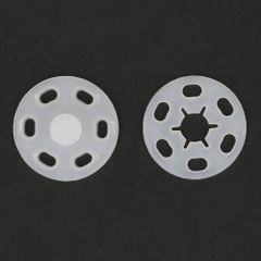 Milward Druckknöpfe 15mm transparent - 5x8Stk