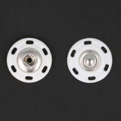 Milward Druckknöpfe Heavy Duty 21,5mm weiß - 5x4Stk