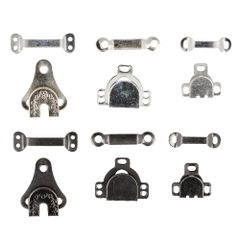 Milward Hooks and Bars for trousers ast black- nickel-5x6pcs