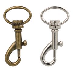 Milward Swivel snap hook 20mm bronze-nickel - 5x2pcs