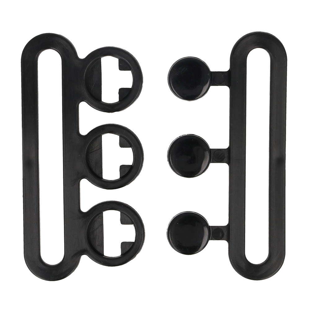 Milward Ceintuursluiting 48mm zwart - 5st