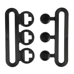 Milward Belt buckle 48mm black - 5pcs