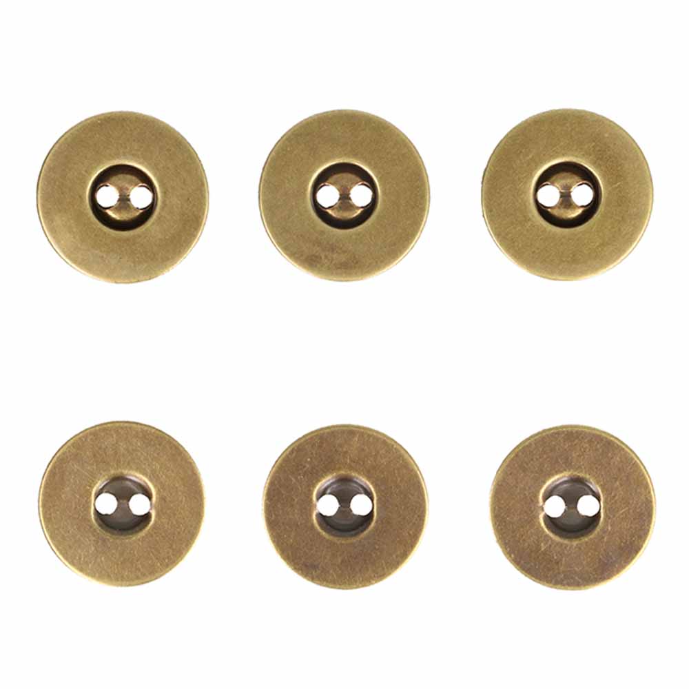 Milward Magnetische knopen 18mm messing - 5x3st