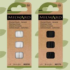 Milward Miederwaren Gummiband 3mm - 5x5m