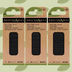 Milward Non-Roll Gummiband schwarz - 5x1m