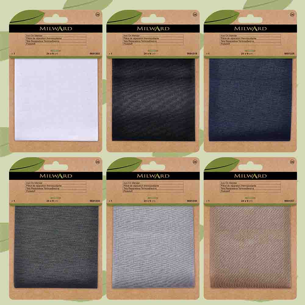 Milward Reparatiedoek opstrijkbaar 24x9cm -5st