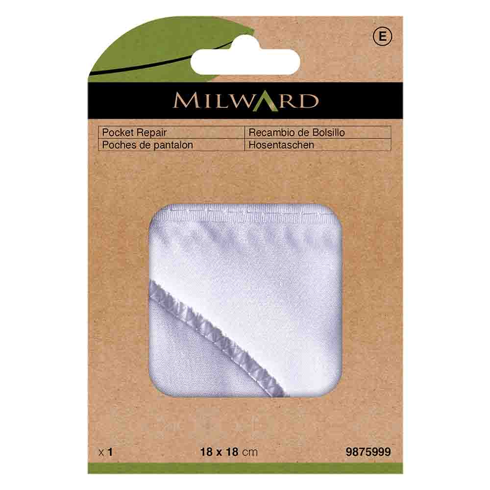 Milward Broekzakken strijkbaar wit - 5st