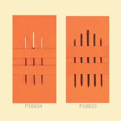 Pony Black Glover needles white - 5x3pcs