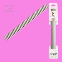Pony Classic Double pointed needle 20cm 2.50-10.00mm - 1pc