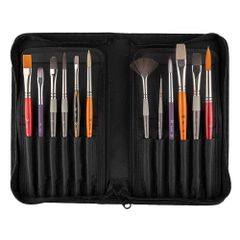 Pan Art Etui penselen leeg 12 vakken - 1st