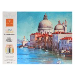 Pan Art Canvas pad multi colour 20-30cm - 10 sheets - 1pc
