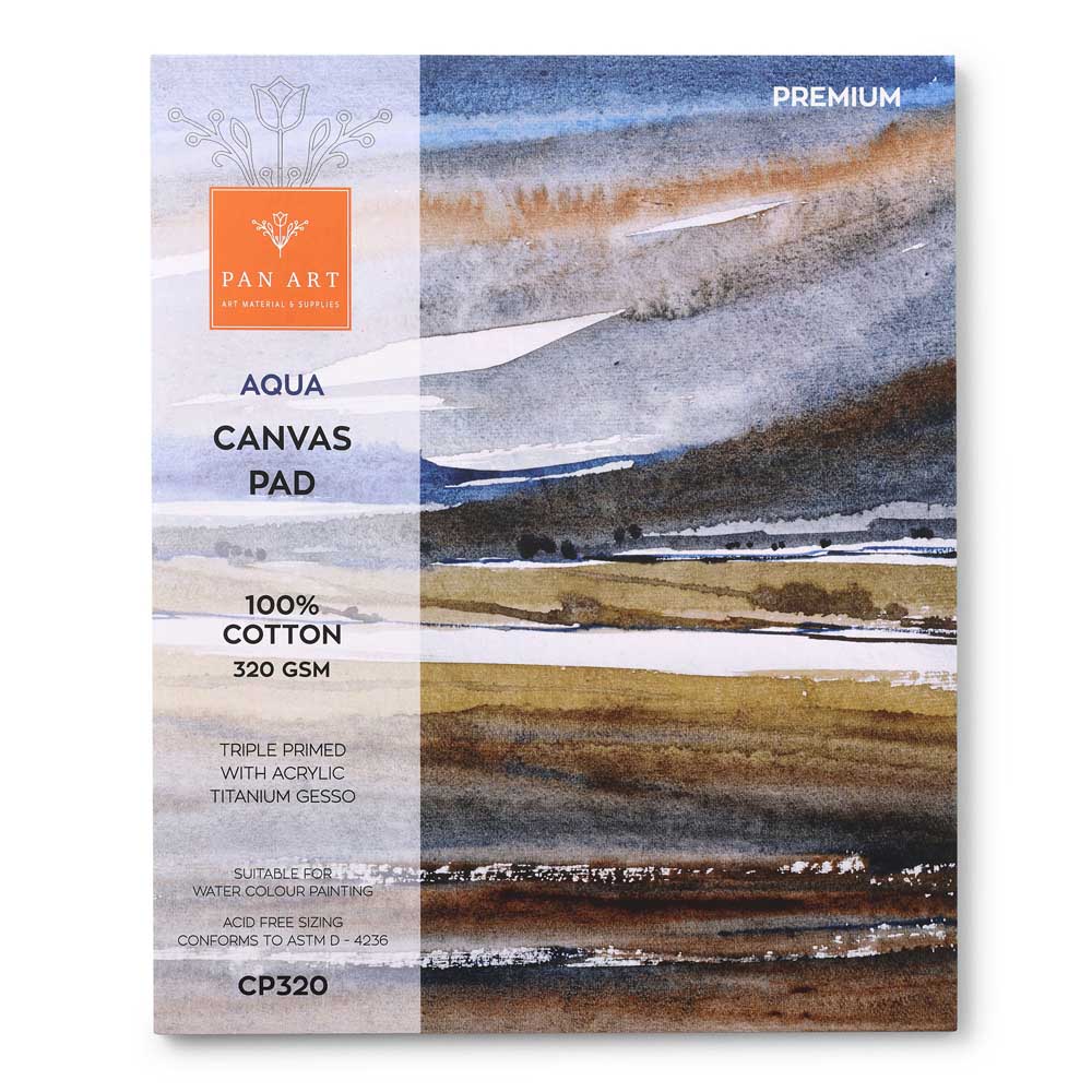 Pan Art Canvas verfblok aquarel 25-30cm - 12p - 1st