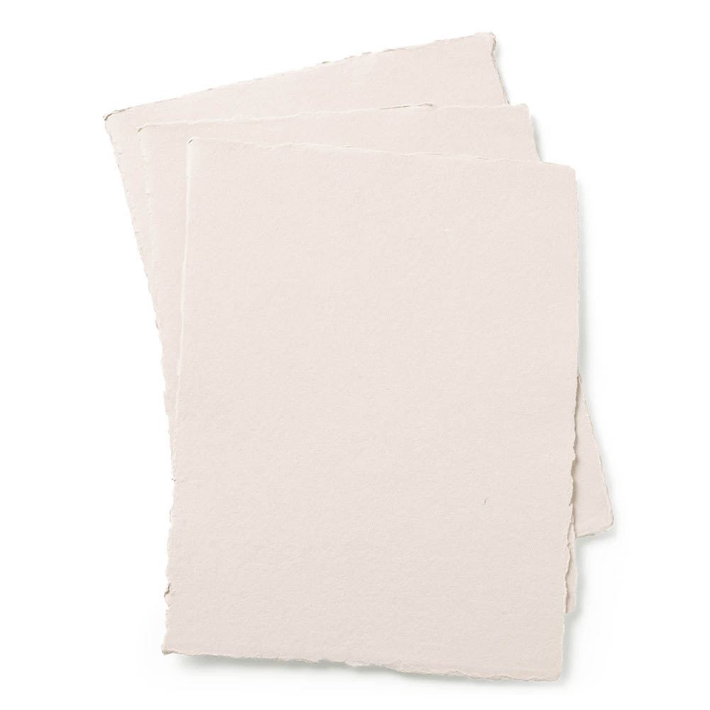 Pan Art Deckle-edge papier wit - 10p - 1st