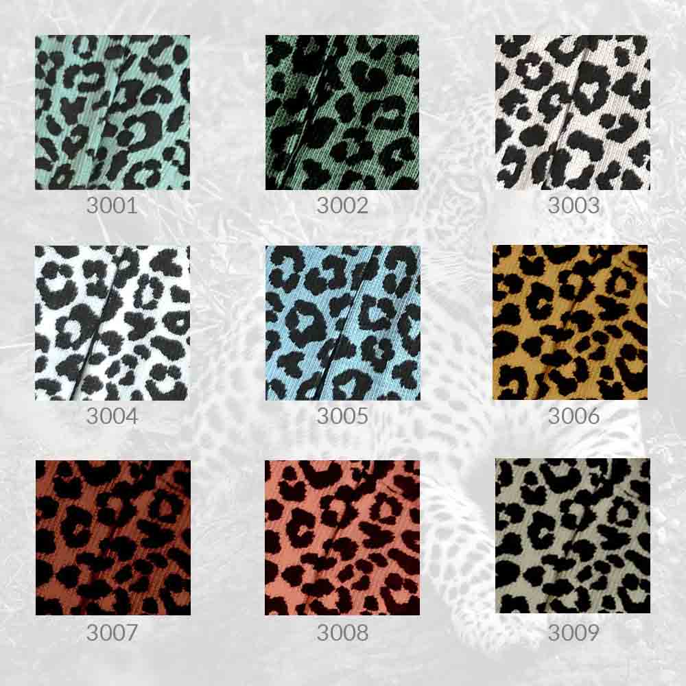 Oaki Doki Jersey biaisband luipaard print 20mm - 5x3m