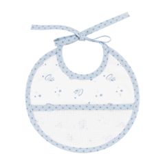 DMC Baby Stars birth bib 21x19cm - 1pc