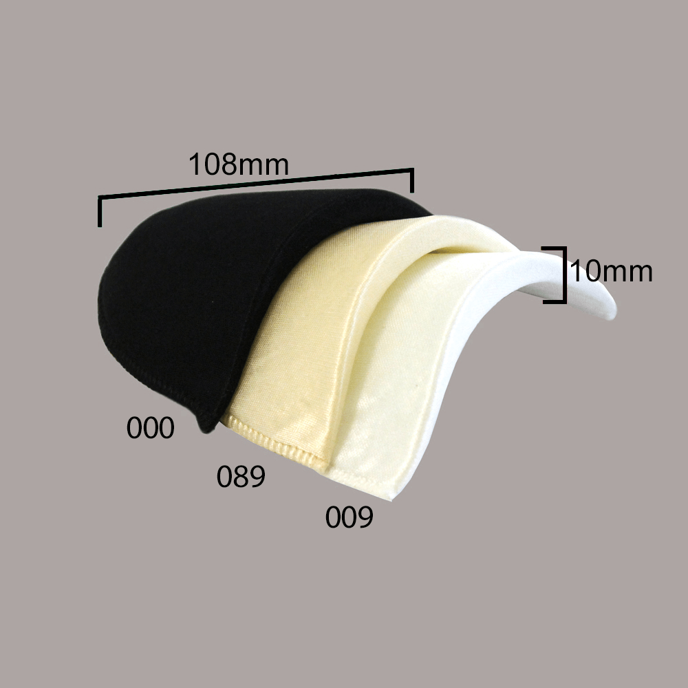 Schoudervulling satijn 10mm - 12 paar