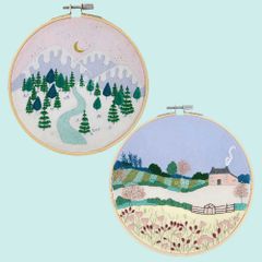 DMC Borduurkit landscapes 18,5cm - 1st