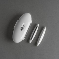 Gleener Compact pluizenverwijderaar & borstel wit - 1st