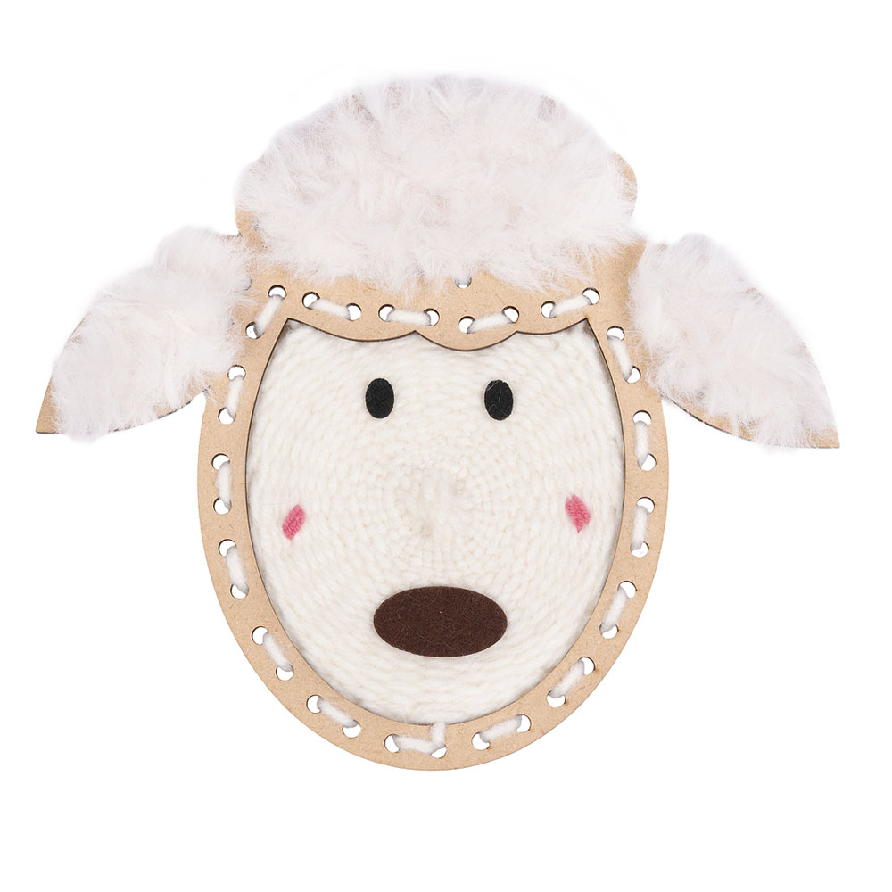 DMC Kids kit Weaving kit Woolly the sheep 16x18.5cm - 1pc