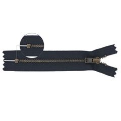 YKK YZiP Trousers zippers closed-end no.3 20cm antique brass
